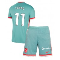 Maglie da calcio Atletico Madrid Thomas Lemar #11 Seconda Maglia Bambino 2024-25 Manica Corta (+ Pantaloni corti)